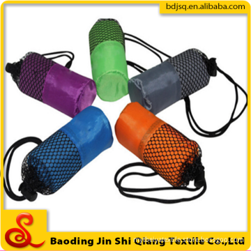 Wholesale Custom Logo Microfiber Sports Towel With Bag, Towel in a bag
